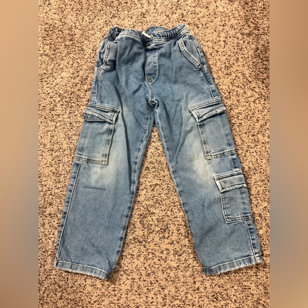 Zara l Kid’s Blue Cargo Jeans